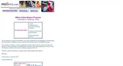 Desktop Screenshot of mdlive.net